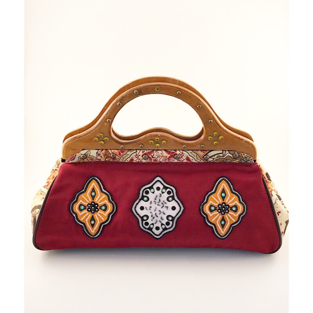 VTG Beaded Tapestry Purse